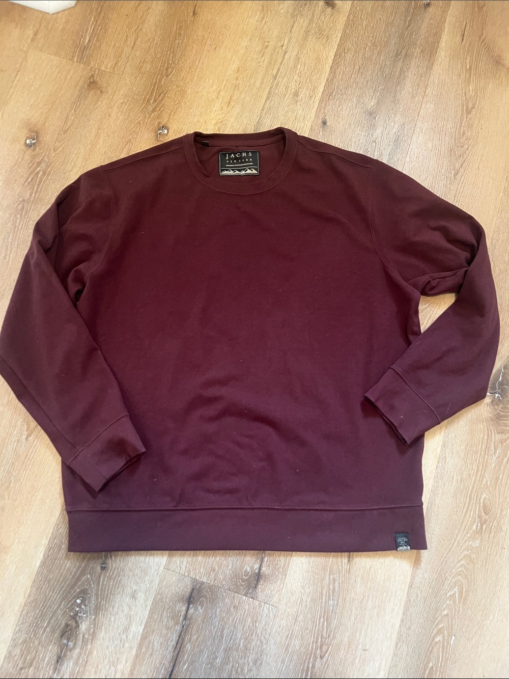Jachs Men's Crewneck Sweatshirt in Wine XL